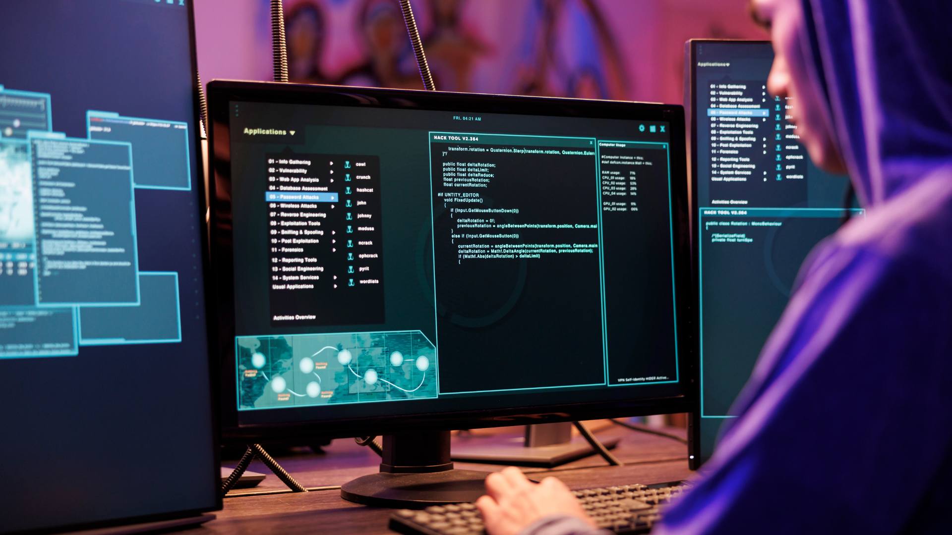 Logiciel sur un ordinateur